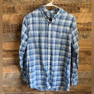 Boy’s  Blue Plaid Shirt